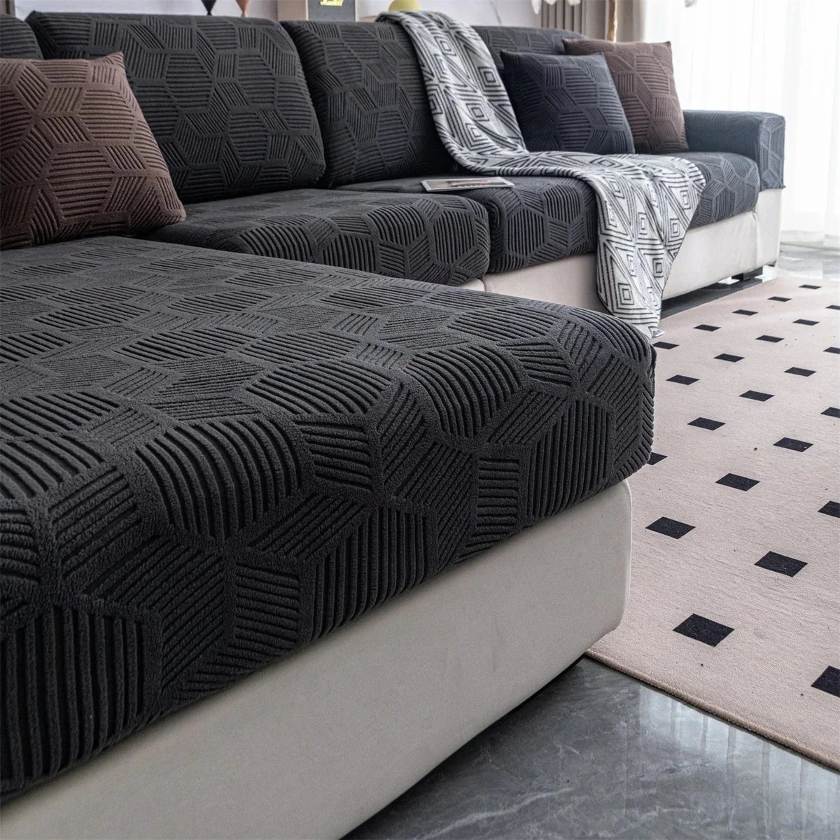 TheCarGoods Geometric Boho Sofa Cover