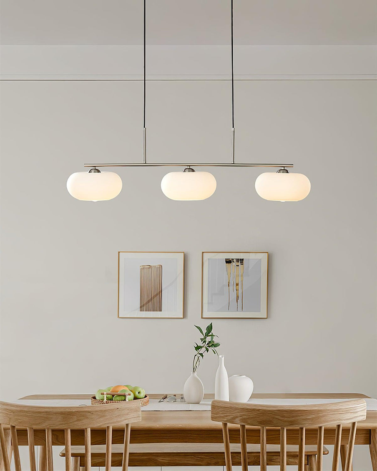 Sculptural 3 Pendant Light