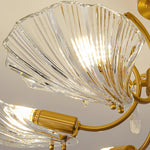 Shell Brass Ceiling Lamp