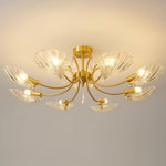 Shell Brass Ceiling Lamp