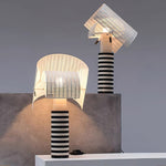 Shogun Table Lamp - Modern Geometric Metal Desk Lamp for Bedroom, Living Room & Office