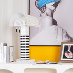 Shogun Table Lamp - Modern Geometric Metal Desk Lamp for Bedroom, Living Room & Office