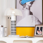 Shogun Table Lamp - Modern Geometric Metal Desk Lamp for Bedroom, Living Room & Office