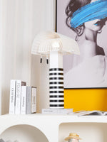 Shogun Table Lamp - Modern Geometric Metal Desk Lamp for Bedroom, Living Room & Office