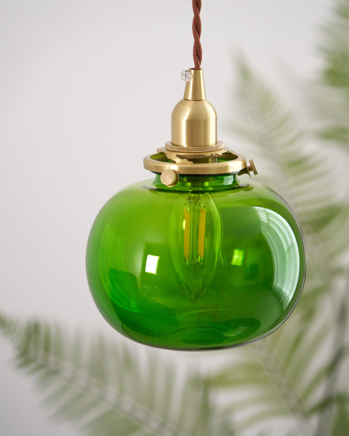 small-retro-handmade-glass-pendant-light