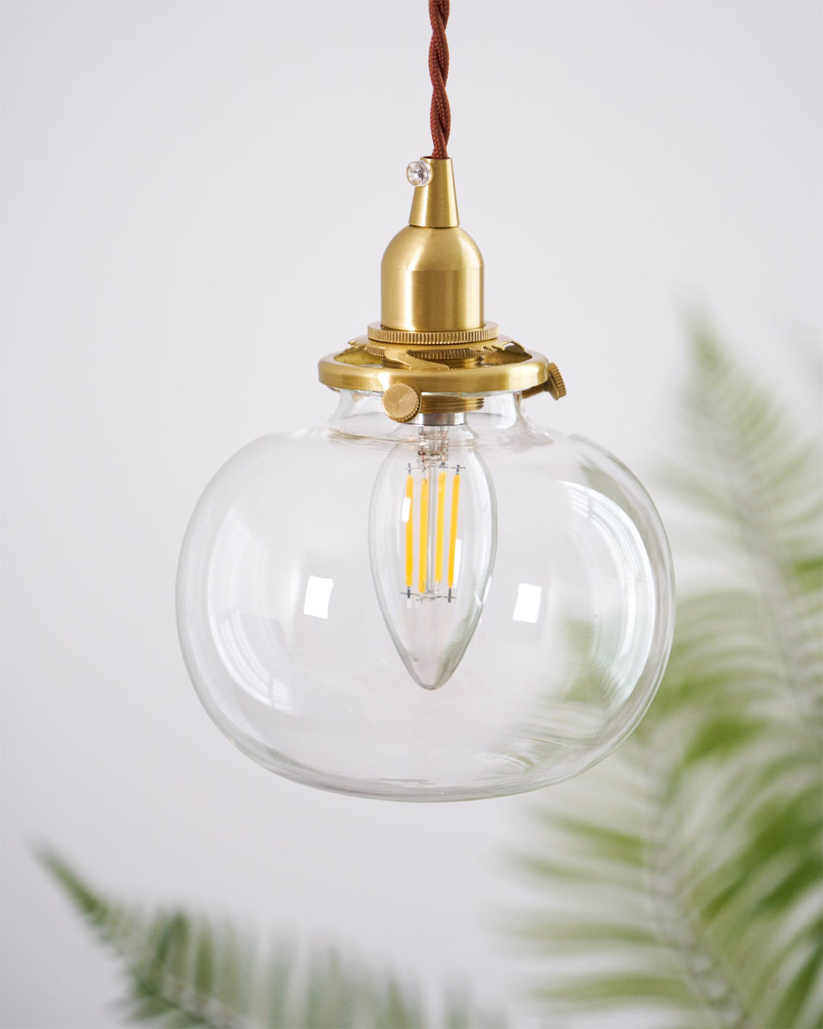 small-retro-handmade-glass-pendant-light