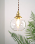 small-retro-handmade-glass-pendant-light