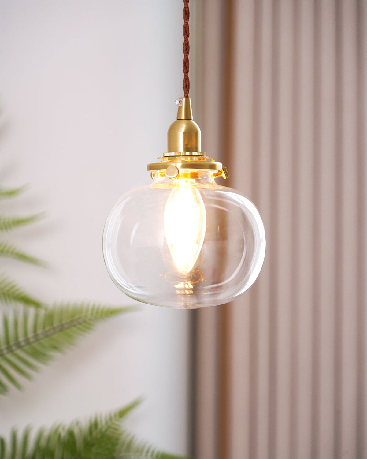 small-retro-handmade-glass-pendant-light