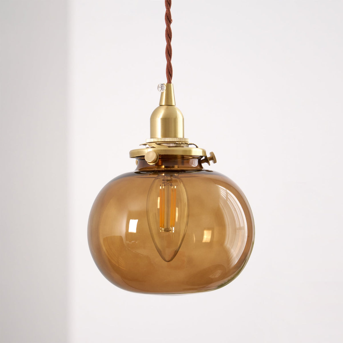 small-retro-handmade-glass-pendant-light
