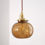 small-retro-handmade-glass-pendant-light