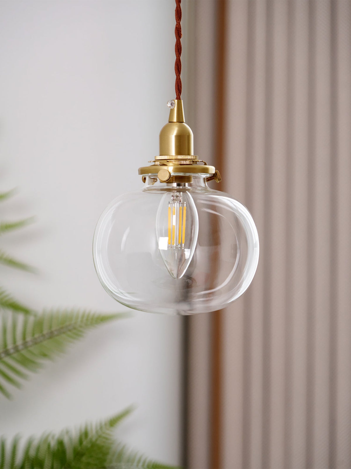 small-retro-handmade-glass-pendant-light