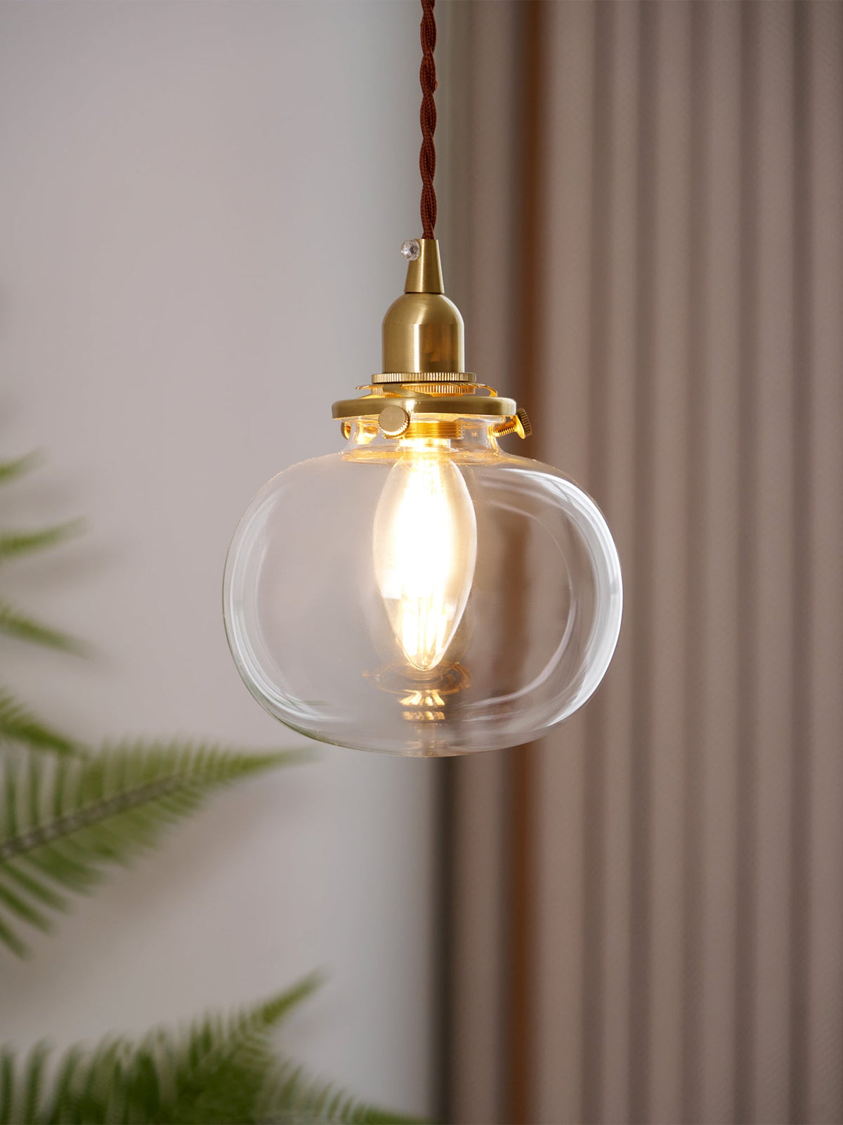 small-retro-handmade-glass-pendant-light