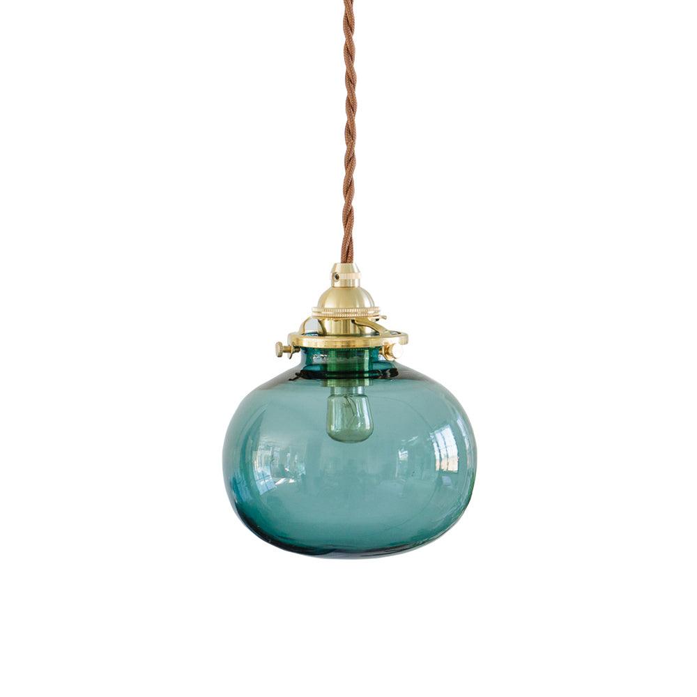 small-retro-handmade-glass-pendant-light