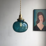 small-retro-handmade-glass-pendant-light