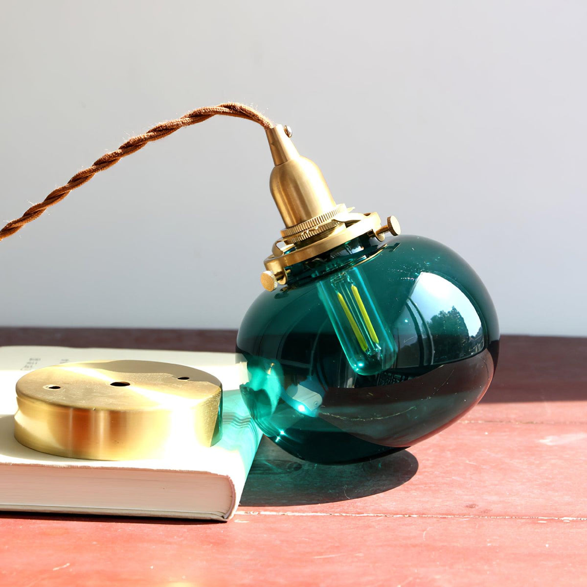 small-retro-handmade-glass-pendant-light