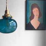 small-retro-handmade-glass-pendant-light