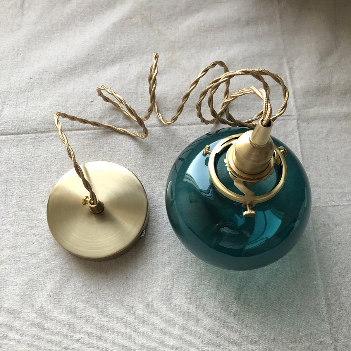 small-retro-handmade-glass-pendant-light