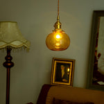 small-retro-handmade-glass-pendant-light