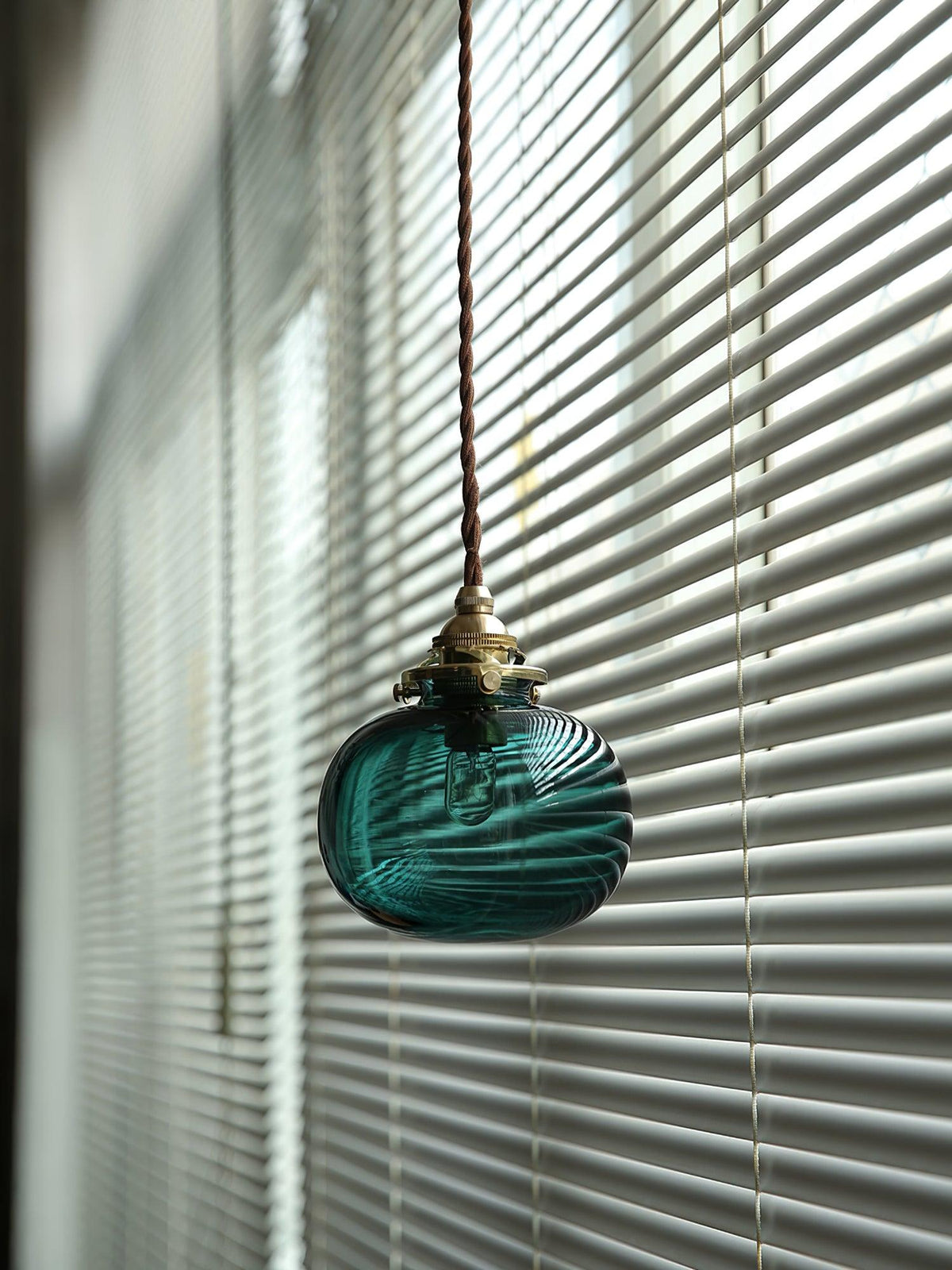 small-retro-handmade-glass-pendant-light