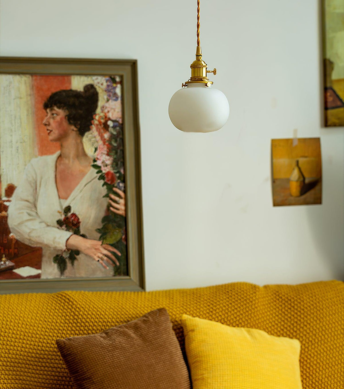 small-retro-handmade-glass-pendant-light