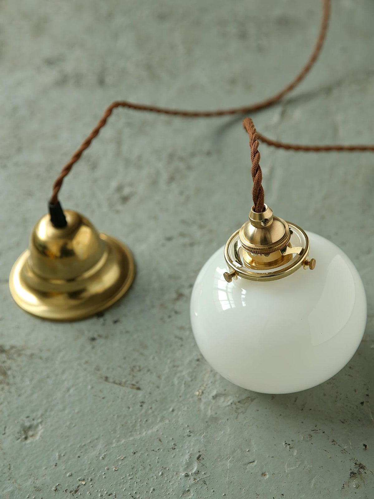 small-retro-handmade-glass-pendant-light
