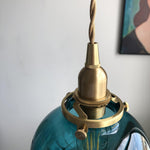 small-retro-handmade-glass-pendant-light