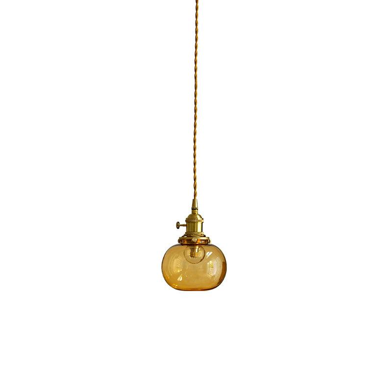 small-retro-handmade-glass-pendant-light