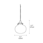 small-retro-handmade-glass-pendant-light
