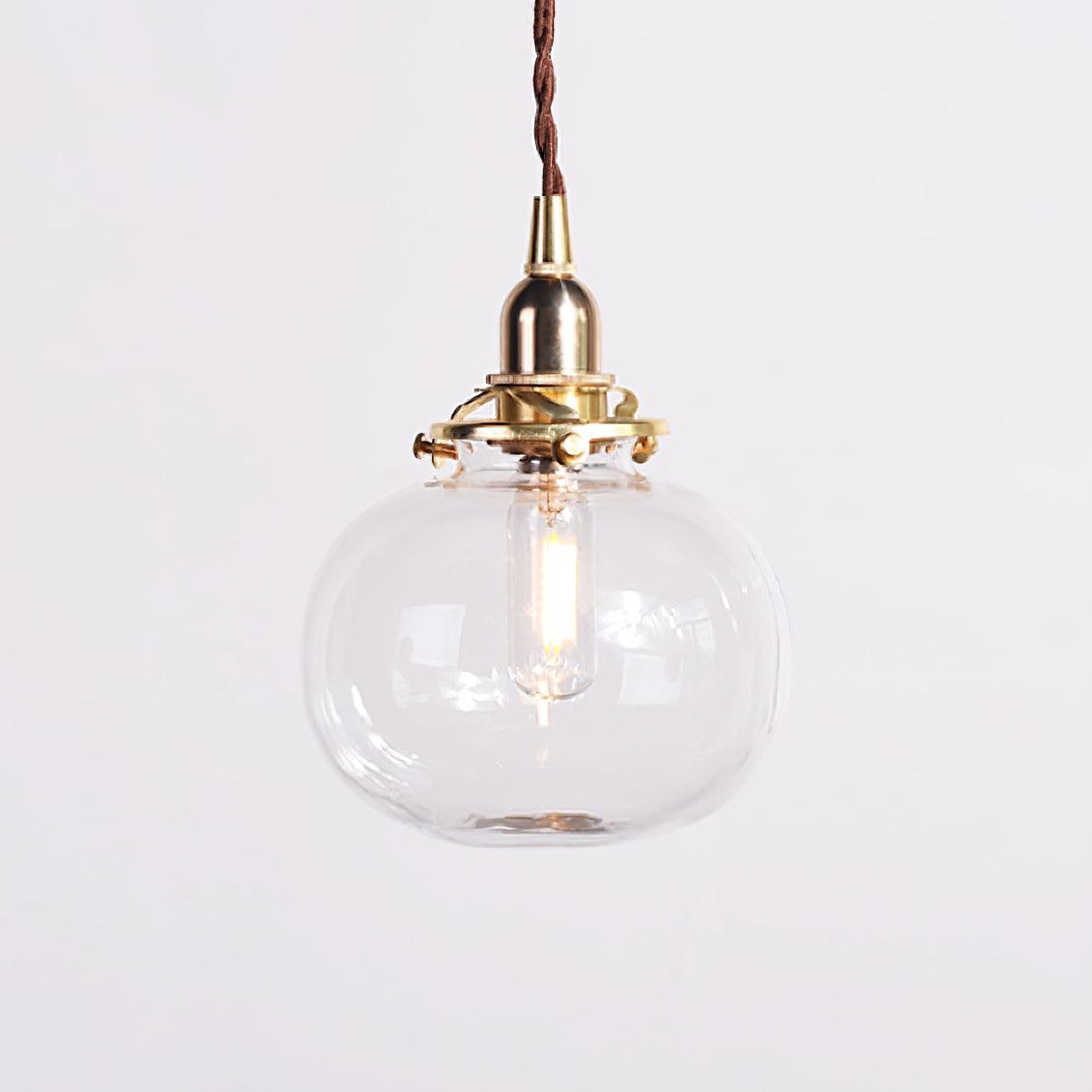 small-retro-handmade-glass-pendant-light
