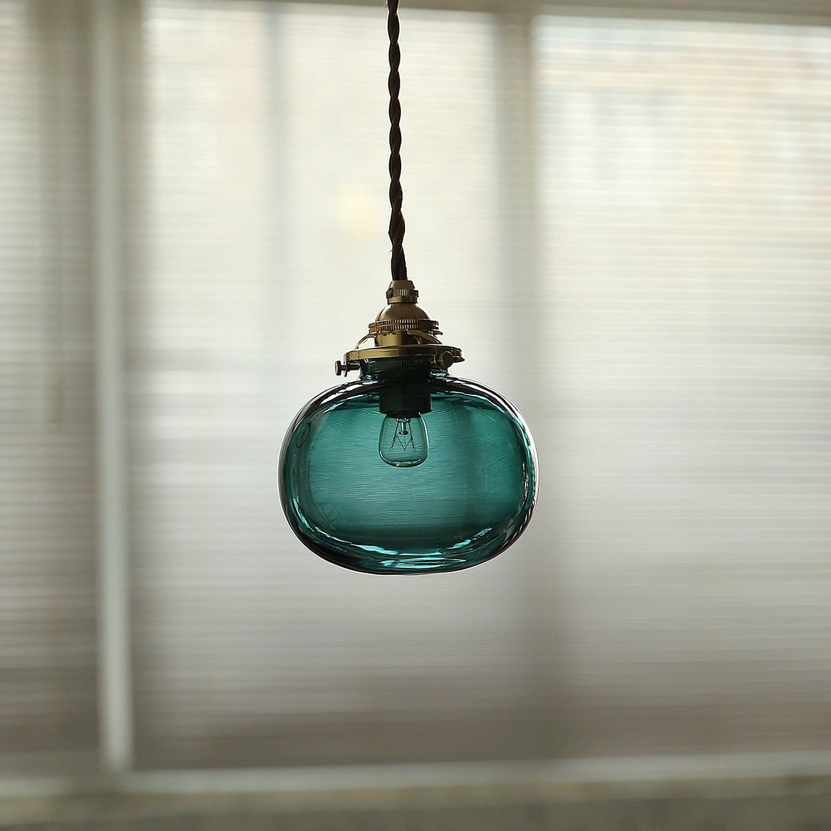 small-retro-handmade-glass-pendant-light