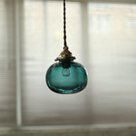 small-retro-handmade-glass-pendant-light