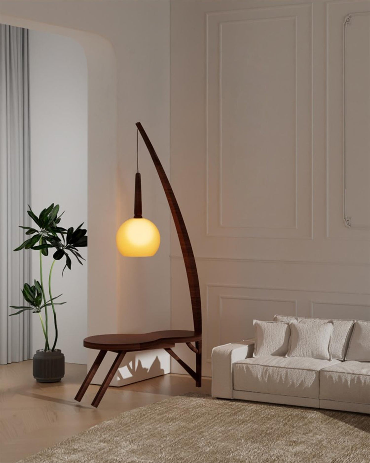 solid-wood-coffee-table-storage-floor-lamp