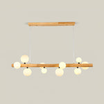 Modern Glass Ball Chandelier Luxury Dining Room Lighting