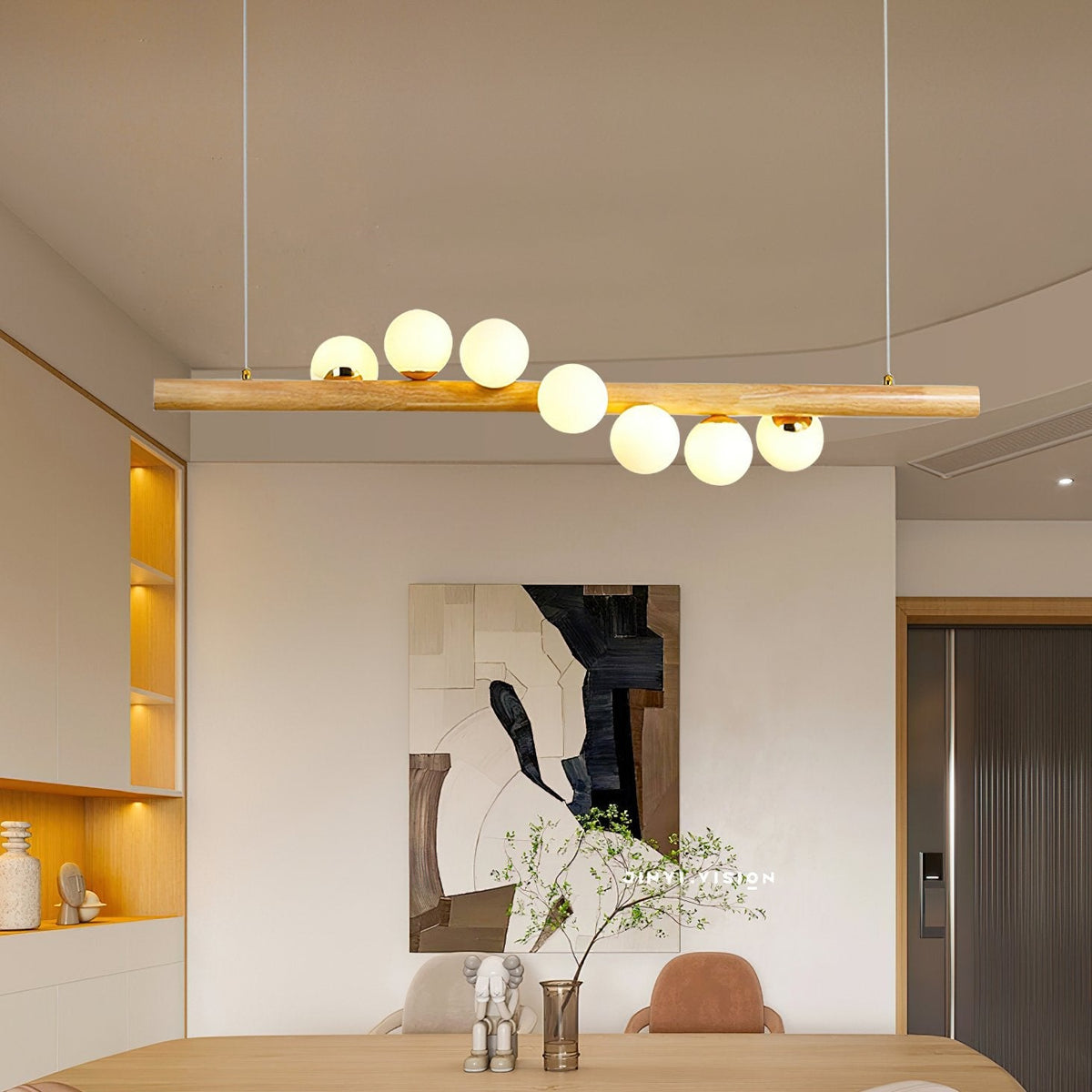 Modern Glass Ball Chandelier Luxury Dining Room Lighting