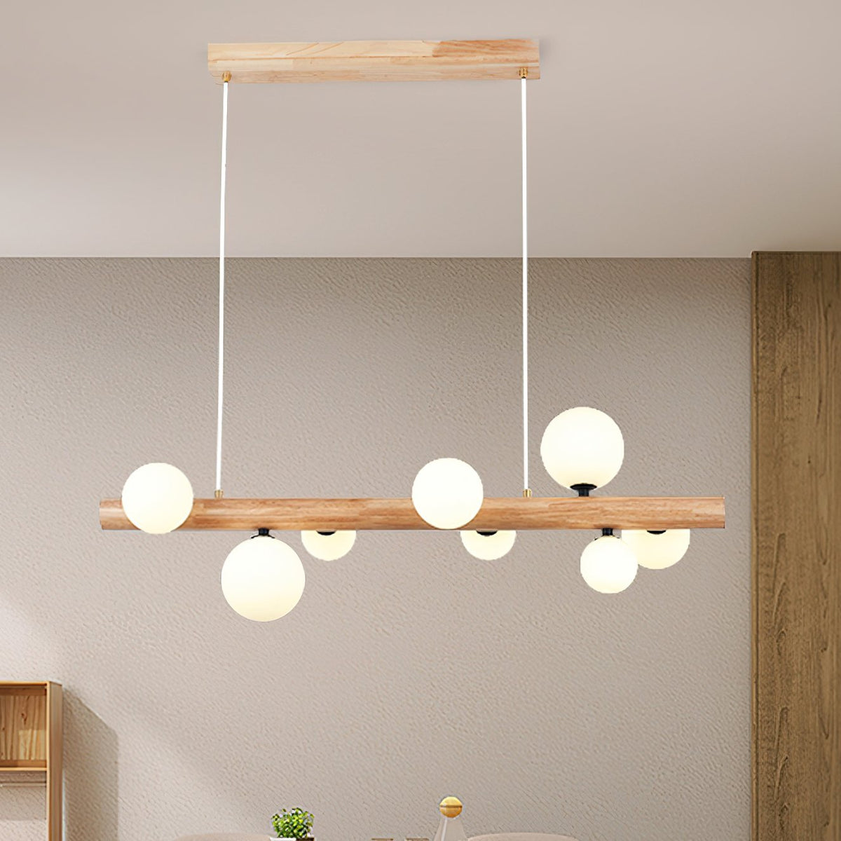 Modern Glass Ball Chandelier Luxury Dining Room Lighting