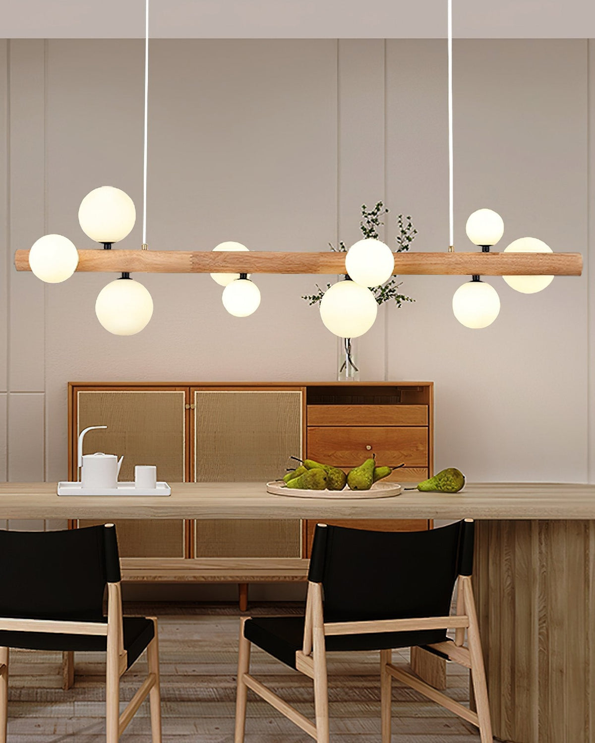 Modern Glass Ball Chandelier Luxury Dining Room Lighting