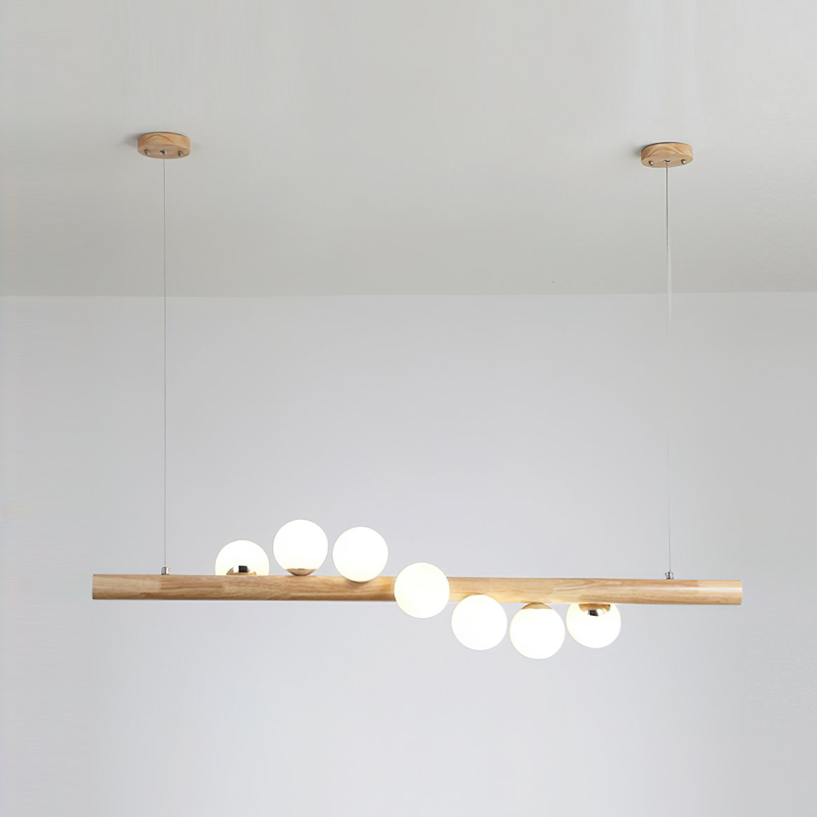 Modern Glass Ball Chandelier Luxury Dining Room Lighting