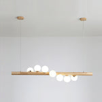 Modern Glass Ball Chandelier Luxury Dining Room Lighting