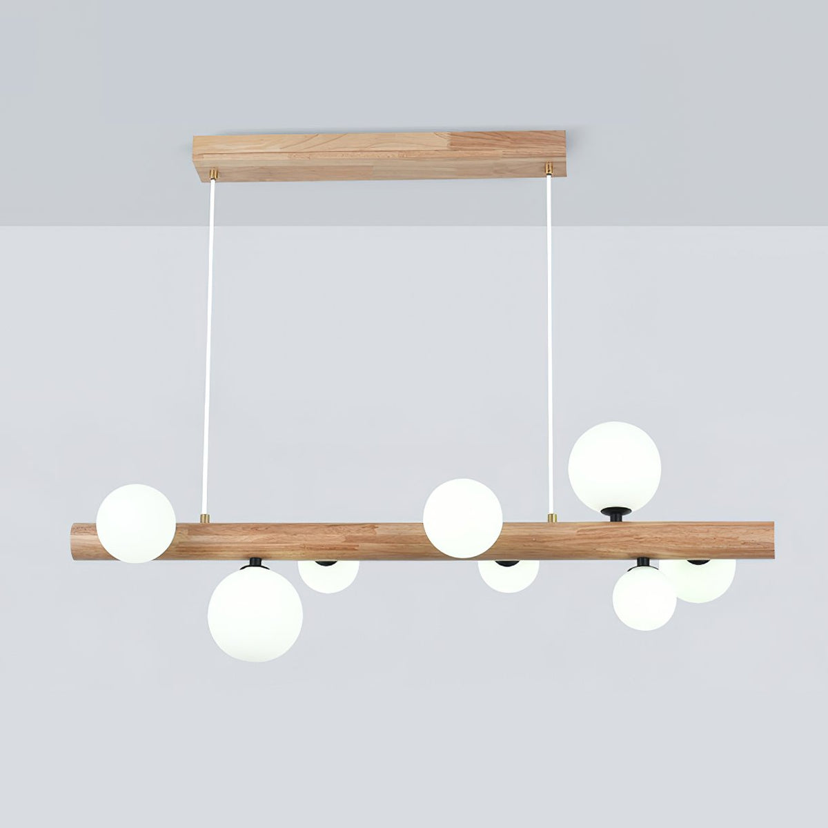 Modern Glass Ball Chandelier Luxury Dining Room Lighting
