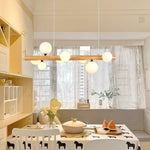 Modern Glass Ball Chandelier Luxury Dining Room Lighting