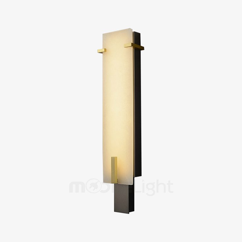 Modern Alabaster LED Wall Sconce | Luxury Bedroom Lighting