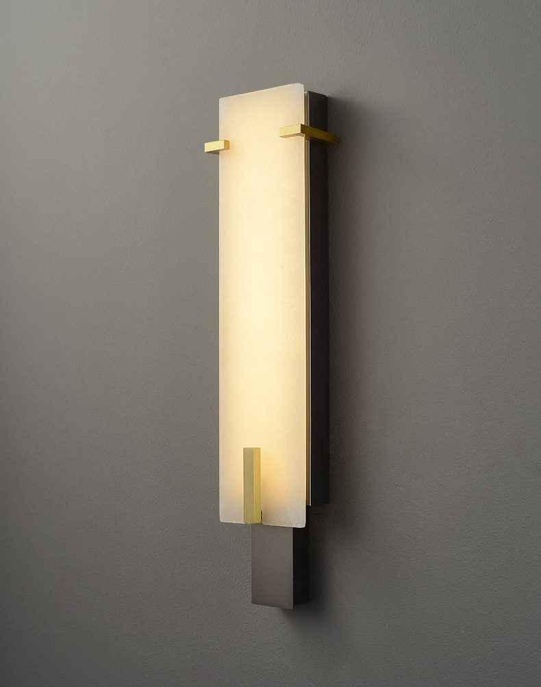 Modern Alabaster LED Wall Sconce | Luxury Bedroom Lighting