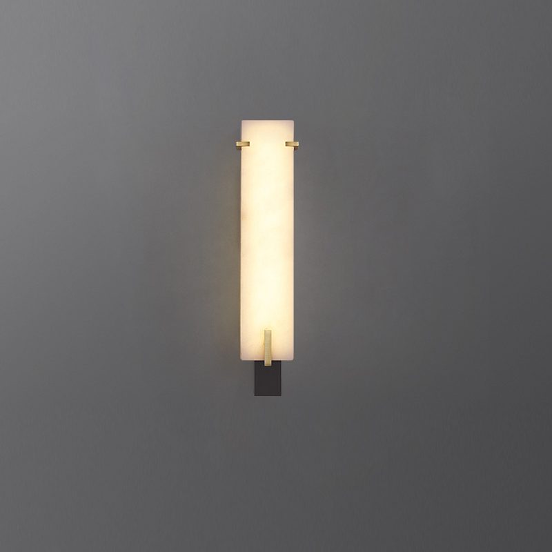Modern Alabaster LED Wall Sconce | Luxury Bedroom Lighting