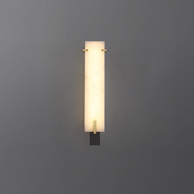 Modern Alabaster LED Wall Sconce | Luxury Bedroom Lighting