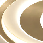Luxury Star Moon LED Ceiling Lamp Modern Brass Chandelier for Bedroom Living Room