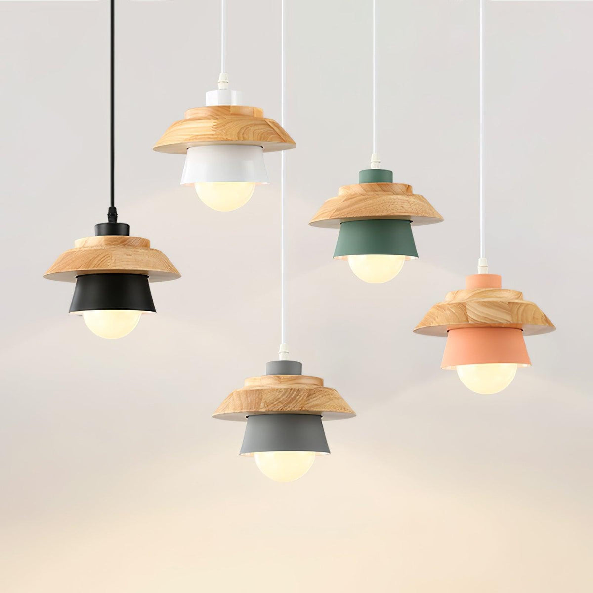 Stone Wood Pendant