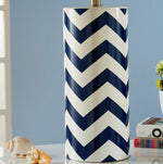 Striped Wave Ceramic Table Lamp