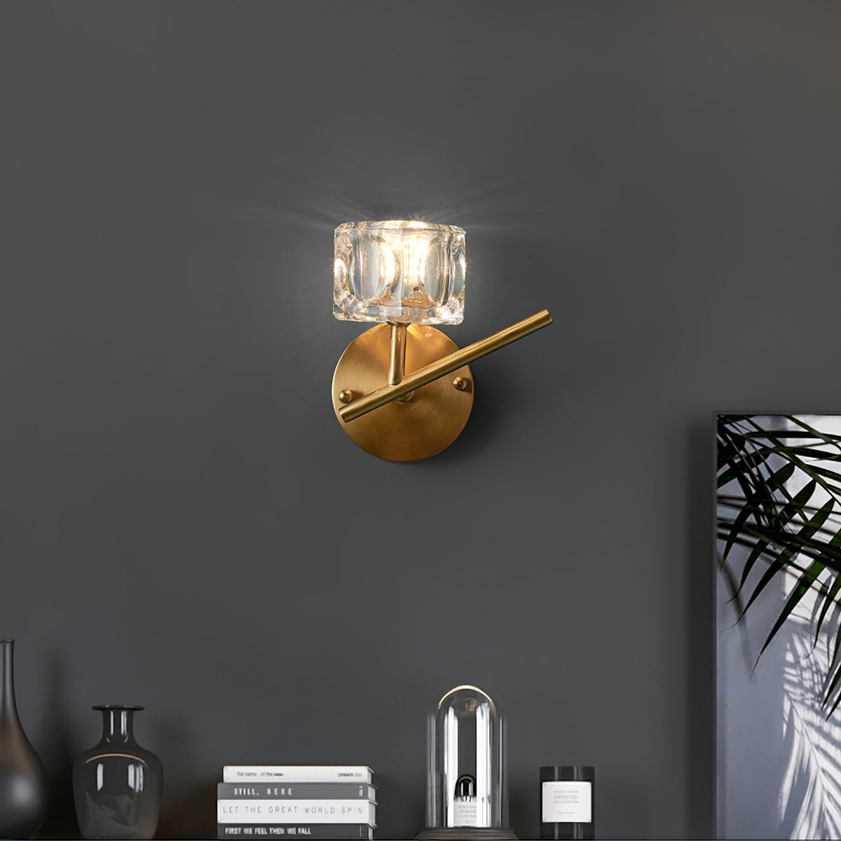 Syrah Vintage Crystal Wall Lamp