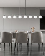 Telbix Marsten Modern Brass Chandelier for Dining Room and Kitchen Island