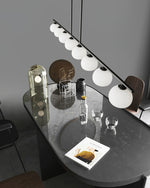 Telbix Marsten Modern Brass Chandelier for Dining Room and Kitchen Island